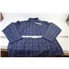 Image 1 : North End - Ladies Blue Plaid Wind Breaker (size small)