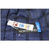 Image 2 : North End - Ladies Blue Plaid Wind Breaker (size small)