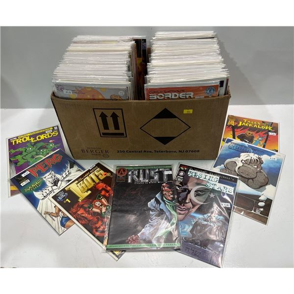 Bulk Lot of Over 100 Comic Books, Many Boarded in Protective Sleeves