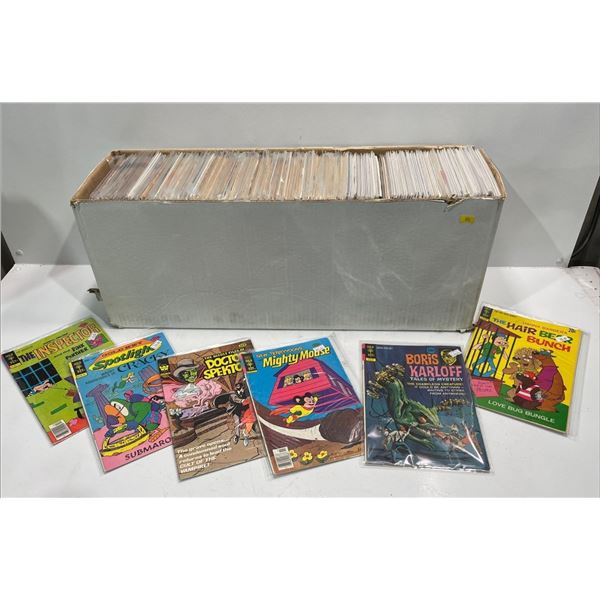 Bulk Lot of Over 100 Comic Books, Many Boarded in Protective Sleeves