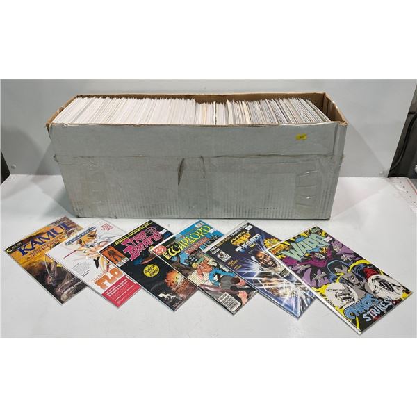Bulk Lot of Over 100 Comic Books, Many Boarded in Protective Sleeves