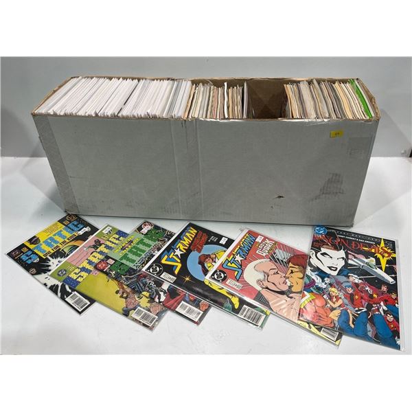 Bulk Lot of Over 100 Comic Books, Many Boarded in Protective Sleeves