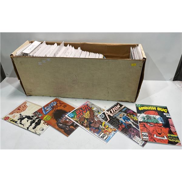 Bulk Lot of Over 100 Comic Books, Many Boarded in Protective Sleeves
