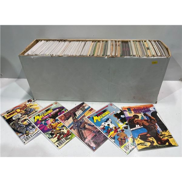 Bulk Lot of Over 100 Comic Books, Many Boarded in Protective Sleeves