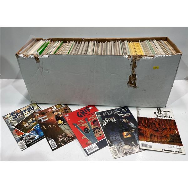 Bulk Lot of Over 100 Comic Books, Many Boarded in Protective Sleeves