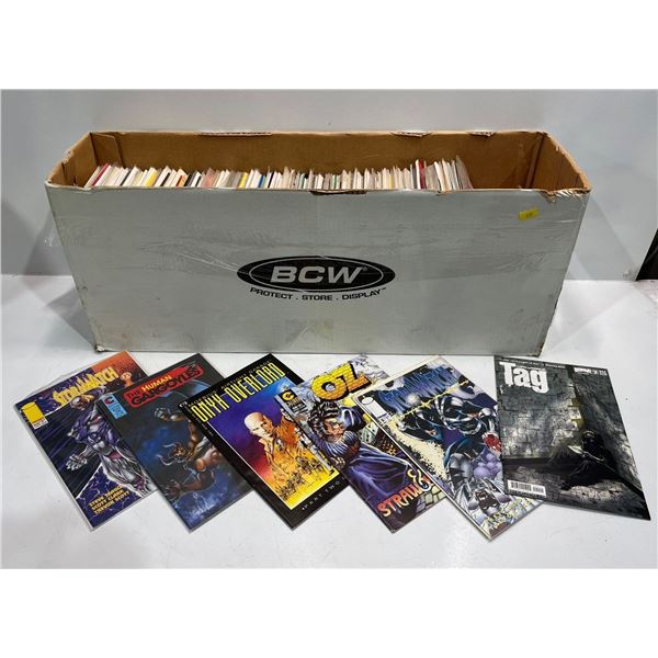 Bulk Lot of Over 100 Comic Books, Many Boarded in Protective Sleeves