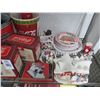 Image 2 : Coca Cola Collectables Bottle Baskets, Tins, Soda Fountain Glasses, Dishes & More