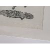 Image 2 : "HUNTERS" - INUIT ART - INK ON PAPER PRINT - SIGNED KIAKSHUK - 48/50