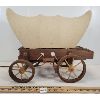 Image 6 : FOLK ART COVERED WAGON LAMP W/ HORSES & DRAW BAR