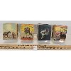 Image 2 : LOT OF 4 - BIG LITTLE BOOKS - INCL ZANE GREY'S KING & MEN OF THE MOUNTED, ETC. 