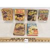 LOT OF 6 -THE LONE RANGER BIG LITTLE BOOKS - INCL SILVER BULLETS & HIS HORSE SILVER, ETC.