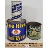 Image 1 : LOT OF 3 - TIN CANS - INCL NEILSON'S, BEEKIST & BEE HIVE