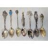 Image 2 : LOT OF 11 - SILVER UTENSILS - 200 GRAMS