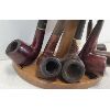 Image 3 : LOT OF 8 - PIPE STAND & SMOKING PIPES