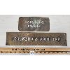 Image 2 : LOT OF 2 - BRASS CRATE STENCILS - INCL BRAESIDE BRAND & NAT. DRUG & CHEM CO.