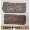 Image 2 : LOT OF 4 - RAILWAY TRUSS PLATE & PLAQUES - INCL TORONTO & SASKATOON, ETC.
