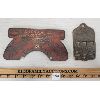 Image 1 : LOT OF 4 - CAST IRON NAME PLATES & PLAQUES - INCL D.C. CUMINGS & GENERAL RAILWAY SIGNAL CO., ETC.