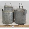 Image 1 : LOT OF 2 - CPR & CNR GALVANIZED CANS
