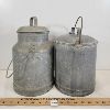 Image 5 : LOT OF 2 - CPR & CNR GALVANIZED CANS