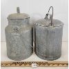 Image 6 : LOT OF 2 - CPR & CNR GALVANIZED CANS