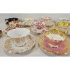 Image 2 : LOT OF 12 - TEA CUP SETS - INCL AYNSLEY, PARAGON & ROYAL ALBERT, ETC