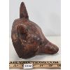 Image 2 : WOODEN FOX HEAD CARVING 