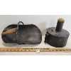 LOT OF 2 - W. & J. G. GREEY COAL SCUTTLE & FIREMAN'S TORCH
