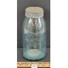 Image 1 : T. EATON DRUG CO. CROWN COLOURED MASON JAR