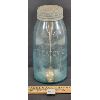 Image 2 : T. EATON DRUG CO. CROWN COLOURED MASON JAR