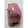 Image 5 : RHODONITE BEAR W/ FISH STATUETTE