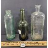 Image 2 : LOT OF 3 - EMBOSSED BOTTLES - OZONE IS LIFE, MUNRO & E. FORTIER