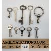 Image 1 : LOT OF 10 - SKELETON KEYS