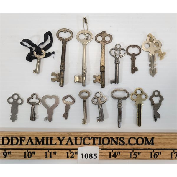 LOT OF 16 - SKELETON KEYS