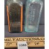 Image 2 : LOT OF 2 - EMBOSSED STOVE DRESSING BOTTLES