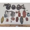 Image 1 : LOT OF 14 - LOCKS & KEYS - INCL CNR / CPR SWITCH LOCKS, POST OFFICE & HOTEL KEYS