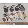 Image 2 : LOT OF 14 - LOCKS & KEYS - INCL CNR / CPR SWITCH LOCKS, POST OFFICE & HOTEL KEYS 