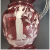 Image 3 : MARY GREGORY CRANBERRY PITCHER 