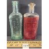 Image 1 : LOT OF 2 - KIPP'S HAIR PRESERVER & DR. WB CALDWELLS SYRUP PEPSIN BOTTLES 