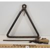 Image 1 : TRIANGULAR IRON DINNER BELL - WESTERN STYLE