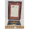 Image 1 : LOT OF 3 - 1938 FRAMED LETTER, 1952 QUEBEC HOTEL LICENSE & LETTER OPENER
