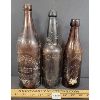 Image 1 : LOT OF 3 - AMBER BLOB TOP BOTTLES - INCL COPLAND BREWING & REINHARDT & CO'S, ETC.