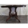 Image 2 : SOFT WOOD ORNATE BREAKFAST TABLE 