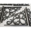 Image 2 : LOT OF 6 - WROUGHT IRON SHELF BRACES