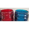 Image 3 : LOT OF 5 - RAILROAD CROSSING GATE LIGHT LENSES