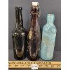 Image 3 : LOT OF 3 - EMBOSSED BOTTLES - INCL WEISS BREWERY & G. ERNE'S, ETC.