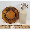 Image 2 : LOT OF 2 - PILGRIM BROS GINGER BEER BOTTLE & BRITISH AMERICAN ASHTRAY