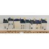 Image 2 : LOT OF 8 - KLM DELFT BLUE HOUSES - BOLS ROYAL DISTILLERY