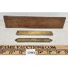 Image 2 : LOT OF 3 - BRASS DOOR PLAQUES & NAME PLATE