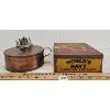 Image 4 : LOT OF 2 - WORLD'S NAVY TOBACCO TIN - WHITE FLAME CO. OIL LAMP