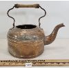 Image 1 : COPPER KETTLE W/ WOODEN HANDLE